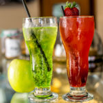 Drink de Maçã Verde e Morango - Miimo Confeitaria